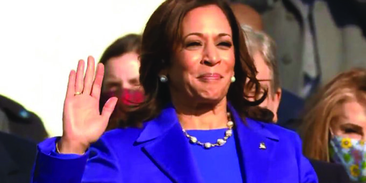 Indian-origin Kamala Harris sworn in as America’s first woman Vice President