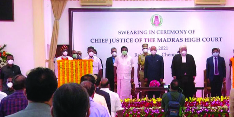 Justice Sanjib Banerjee sworn in as 50th Chief Justice of Madras HC