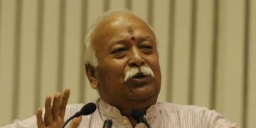 RSS chief Mohan Bhagwat lands in Rajkot as part of week-long visit to state