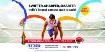 17th edition of Tata Crucible Campus Quiz 2021; Registration closes on Feb 2