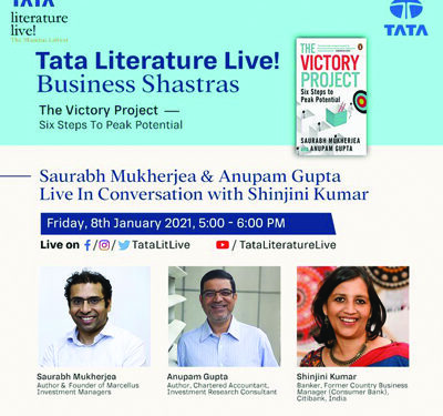 Tata Literature Live!  Business Shastras on the book “The Victory Project: Six Steps to Peak Potential”