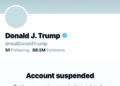 Trump slam Twitter for permanently suspending his account