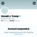 Trump slam Twitter for permanently suspending his account