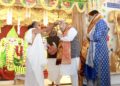 Amit Shah offers prayers at Shri Jagannath Temple in Ahmedabad
