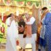 Amit Shah offers prayers at Shri Jagannath Temple in Ahmedabad