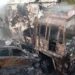Three women charred to death as car catches fire after colliding with cotton-laden truck at Gondal