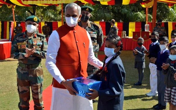 Gujarat Governor Acharya Devvrat visits Bhuj Military Station on Saturday