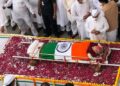 Congress leader and former Gujarat CM Madhavsinh Solanki cremated with full state honours