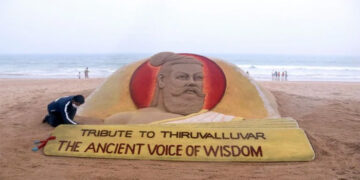 PM Modi pays tributes to Tamil poet Thiruvalluvar