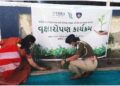CSR: Cadila Pharma and Dholka Taluka Police plant 400 saplings at DSP office