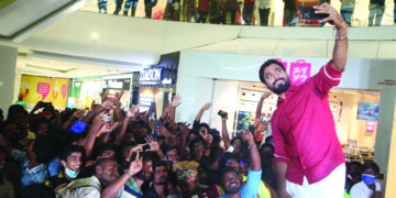 Bigg Boss Winner Actor Aari Arjunan greets fans with ‘Makkalukku Muthal Vanakkam’ in Chennai