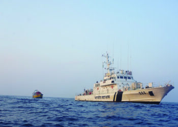ICG saves 5 fishermen at Sea off Karaikal