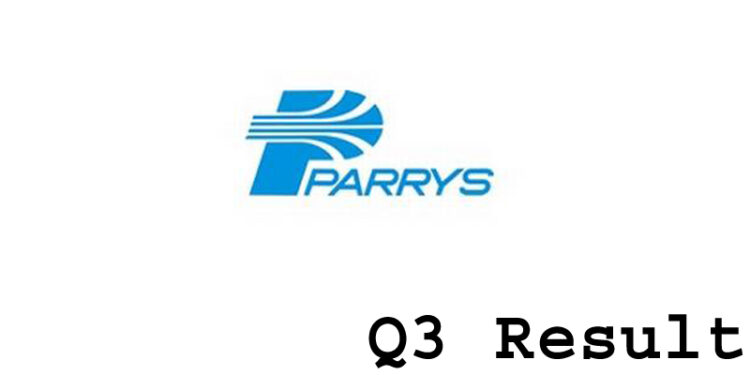 EID Parry (India) Q3 PAT Rs 339 Crore; EBIDATA Rs 31 Crore