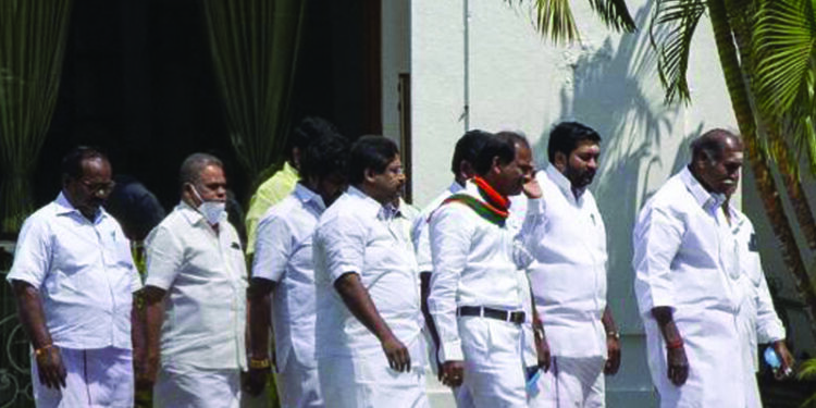 14 Oppn MLAs demand Puducherrry CM Narayanasamy to prove majority in Assembly, petition Lt Guv’s office