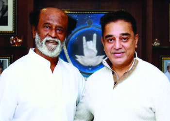 MNM Chief Haasan calls on his long-time friend Superstar Rajinikanth