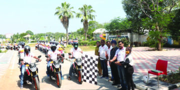Road Safety Awareness Rally by Honda Motorcycle
