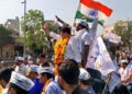 Gujarat local body polls: Sisodia holds AAP roadshow in Rajkot, Sanjay Singh in Surat