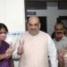 Civic polls: Home Minister Amit Shah casts vote in Ahmedabad