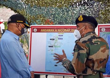 President witnesses operational demonstration by Andaman & Nicobar Command