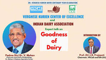 Consumption of dairy products reduces chances of acquiring diabetes by almost 50%: Dr V Mohan