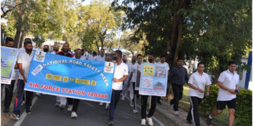 Air Force Station Vadsar celebrates 32nd National Road Safety Week