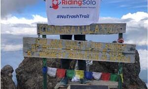 With RidingSolo help, Madhusudan Patidar climbs 5th highest peak of Mt. Meru in 24 hours