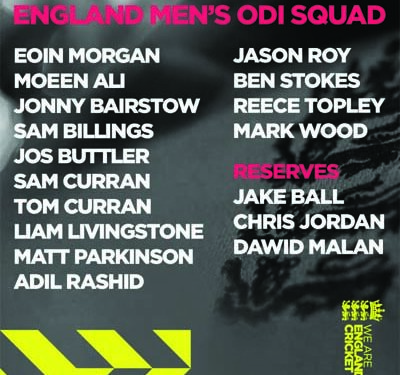 England names squad for 3-match ODI series against India, injured Archer dropped