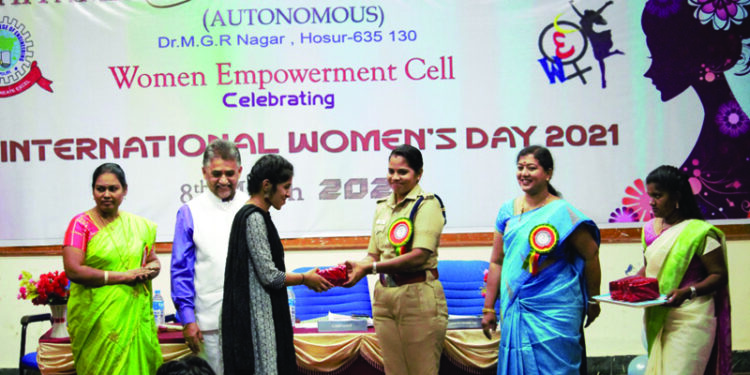 Come out of comfort zone, work hard to conquer the world: IPS officer exhorts women