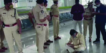 TDP chief Chandrababu Naidu detained at Tirupati airport, stages sit-in protest