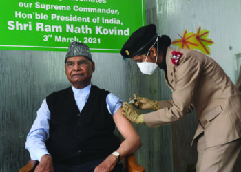 President Kovind gets first dose of COVID-19 vaccine