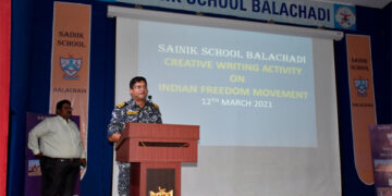 Azadi ka Amrut Mahotsav: Sainik School Balachadi holds contests on Indian Freedom Movement