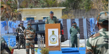 Air Marshal SK Ghotia, AOC-in-Chief, South Western Air Command visits Air Force Station Mount Abu