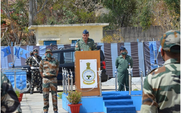 Air Marshal SK Ghotia, AOC-in-Chief, South Western Air Command visits Air Force Station Mount Abu