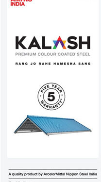 AMNS India launches premium colour coated steel ‘KALASH’ & ‘KALASH GOLD’
