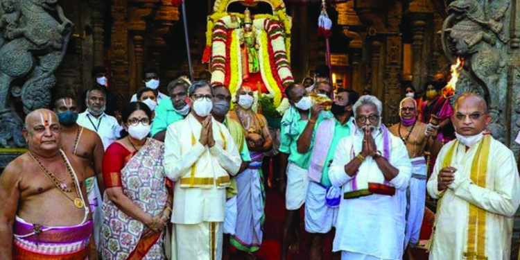 CJI-designate Justice Ramana worships at Lord Balaji shrine