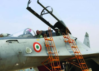 IAF chief flies Su-30MKI fighter jet to witness its “capability enhancement”