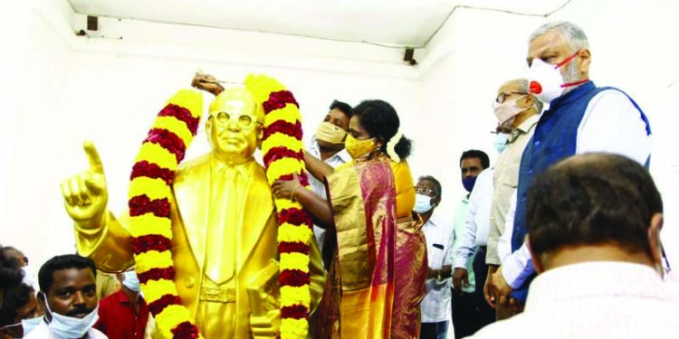 Puducherry Lt Governor pays tribute to Ambedkar on birth anniversary