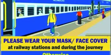 Wearing masks is compulsory in our premises, violation will attract fine up to Rs. 500: Railways