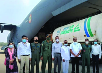 Telangana ropes in IAF freighters to ferry oxygen from Odisha