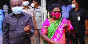 Nearly 63.30 per cent turnout till 5 p.m. as “smooth” polling underway in TN