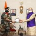 ADG of NCC Directorate Gujarat, Dadra and Nagar Haveli, Daman and Diu calls on Gujarat Governor
