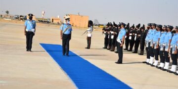 SWAC AOC-in-Chief Air Marshal SK Ghotia visits Air Force Station at Jaisalmer