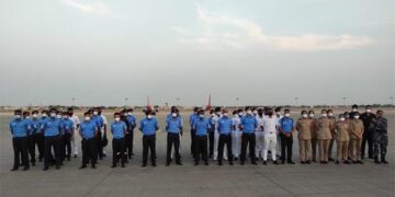 Indian Naval medical team from Western Naval Command deputed for Dhanvantari Hospital in Ahmedabad