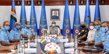 Rajnath inaugurates IAF commanders’ 3-day conference to review country’s security scenario