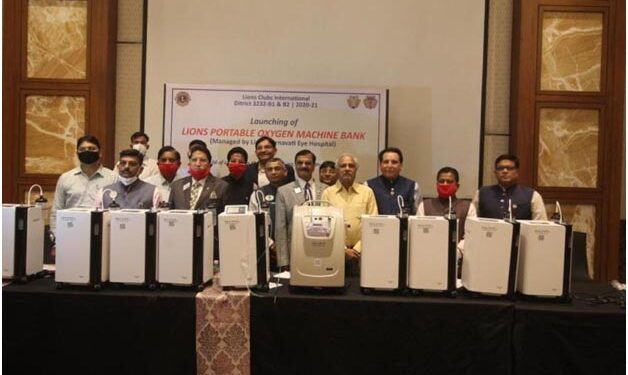 To help COVID-19 patients breathe easy, Lions District 3232 launches portable oxygen machine bank