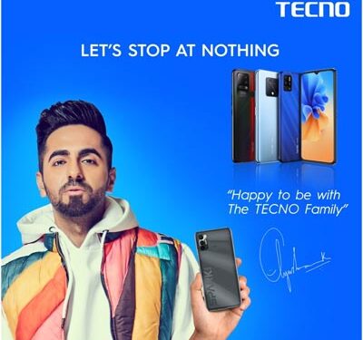TECNO ropes in Bollywood Superstar Ayushmann Khurrana as Indian brand ambassador for 2021