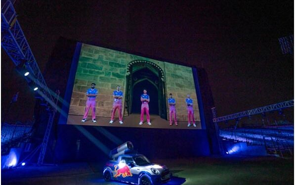 An epic reveal of the new IPL 2021 Jersey for Rajasthan Royals at their home stadium