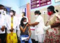 Lt Governor Dr Tamilisai launches vaccination for 18-44 years at ESI hospital