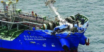 3 crew members missing after ships collide in Japanese strait