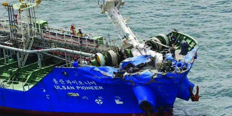 3 crew members missing after ships collide in Japanese strait